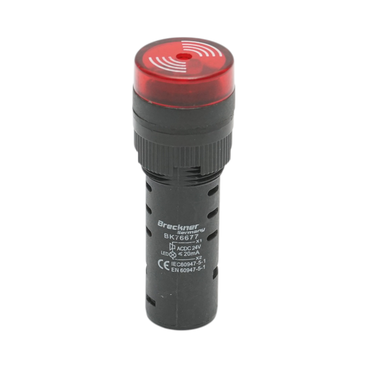 Indicator industrial semnalizare LED cu sonerie 24V AC/DC 16mm Breckner Germany