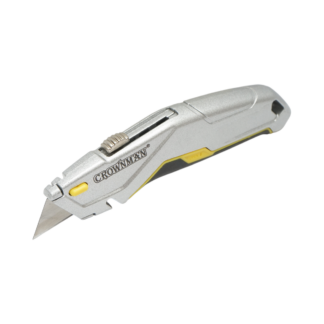 Cutit cutter profesional cu lama otel 19mm SK5 retractabila, corp aluminiu Heavy Duty Crownman