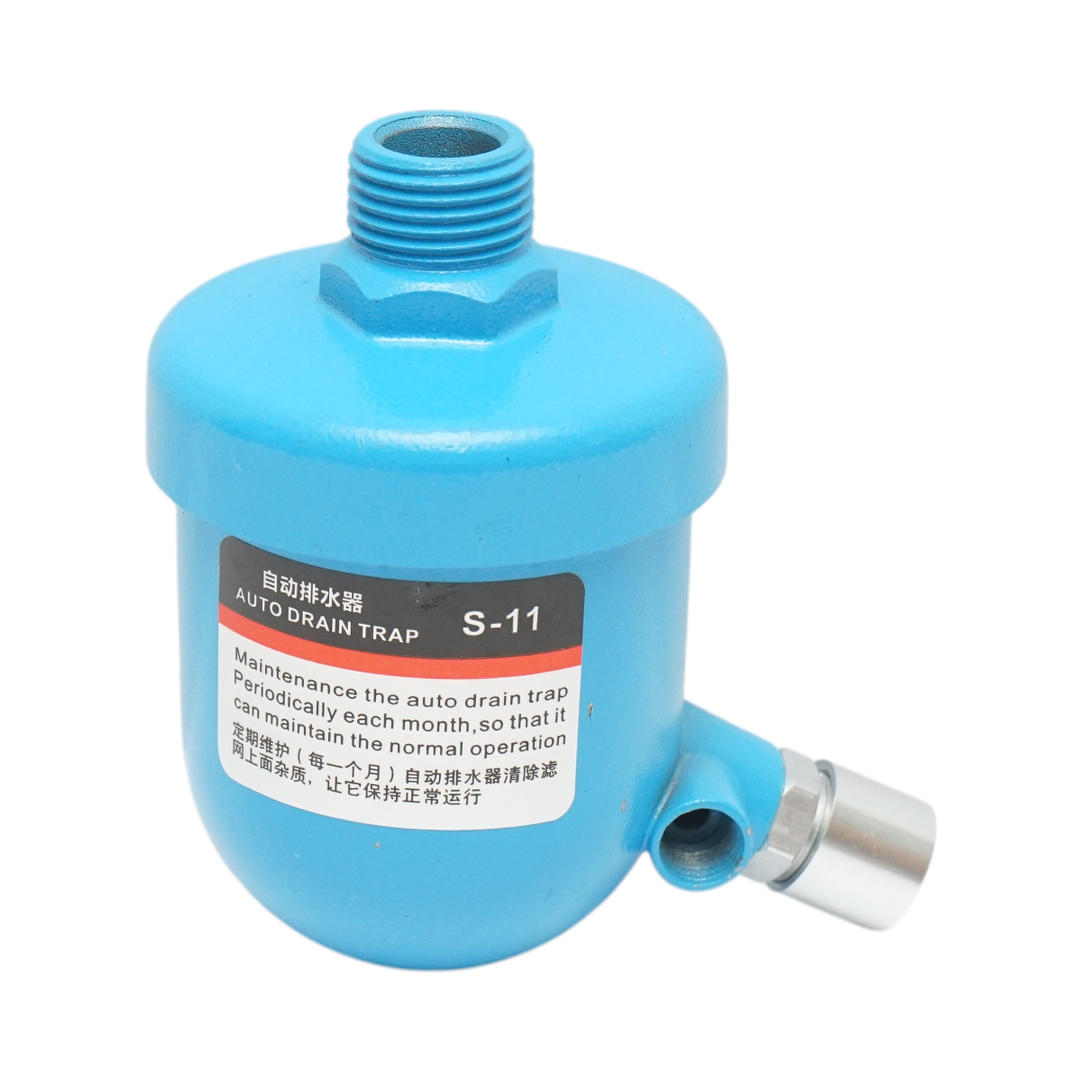 Supapa condens aer comprimat automata mecanica 10 bar, 1/2 NPT pentru compresor aer cu surub