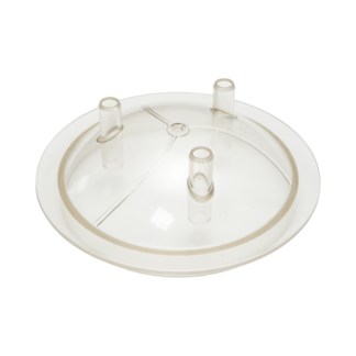 Capac transparent bidon 40L cu 3 iesiri pentru aparat de muls vaci Breckner Germany