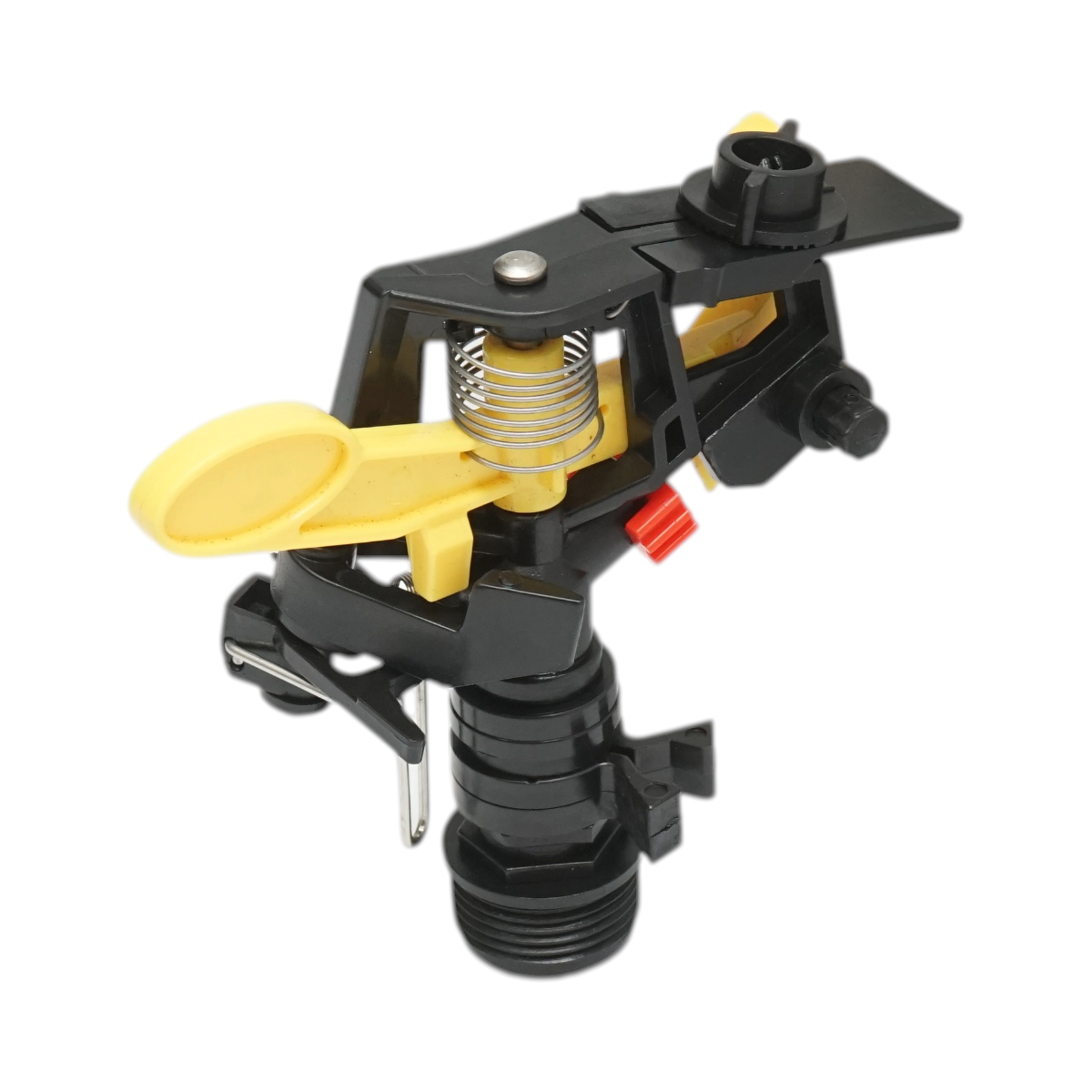 Aspersor de impact reglabil cu brat oscilant, duza 4mm, raza 5-10m, debit 15-28 L/min, filet exterior 3/4 inch Breckner Germany