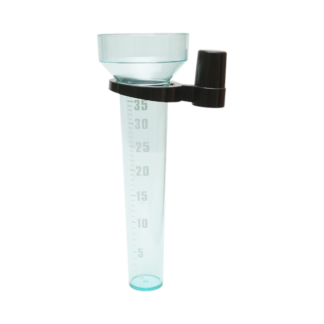 Pluviometru gradat 1-35mm cu suport  de fixare pentru masurarea precipitatiilor 1-35 L/mp