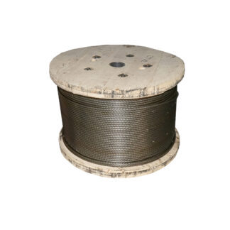 Cablu troliu otel 6x25 Ø 14mm cu inima metalica 1000m/rola batut 1,1kg/1m