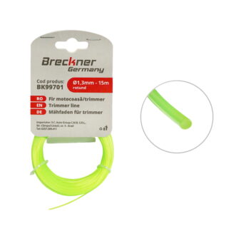 Fir rotund pentru motocoasa 1,3 mm x 15 m Breckner Germany