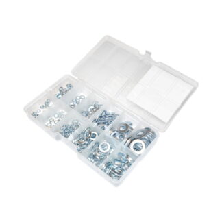 Trusa saibe M4, M5, M6,  M8, M10, M12 DIN125/DIN127 350 piese Breckner Germany