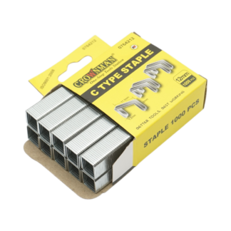 Capse metalice tip C 1.2x11.3x12mm 1000 buc/set Crownman
