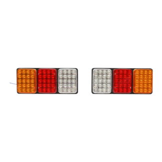 Set lampi stop spate LED cu 3 functii 12V - 24V. 330x140mm. Breckner Germany