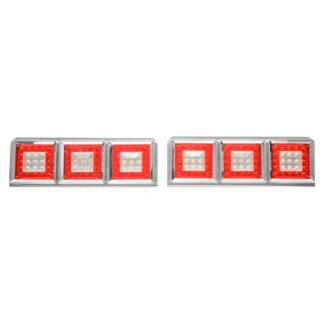 Set lampi spate camion cu LED fara semnalizare 598x220, 12/24V Breckner Germany