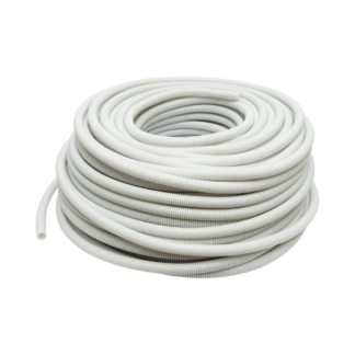 Tub flexibil copex 16mm fara fir, polietilena HDPE, 750N gri 100m/rola