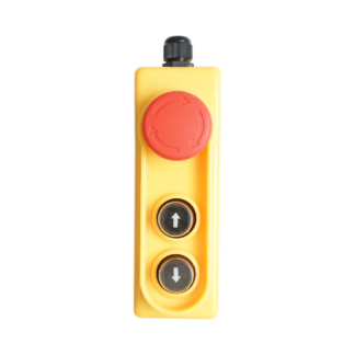 Telecomanda industriala cu 2 comenzi AC 250V/5A-500V/2A si buton oprire de urgenta Breckner Germany