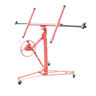 Dispozitiv ridicare (macara) placi rigips, OSB, MDF, PAL, inaltime de ridicare 3.35m Breckner Germany