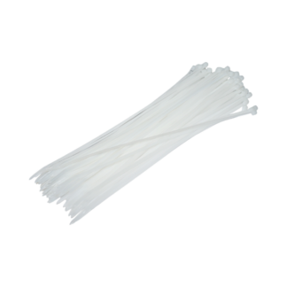 Faseta colier plastic alb 3.6x290mm 100 buc/set Longroad