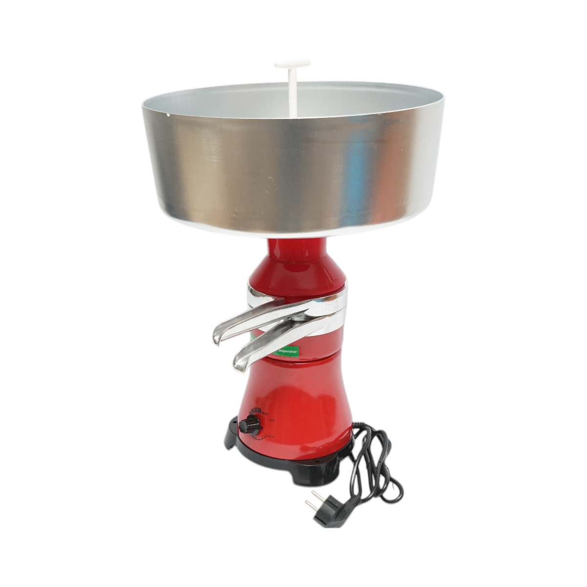 Separator smantana din lapte sau pentru degresat automat 300W, 220V, recipient aluminiu 12L, capacitate 80L/h