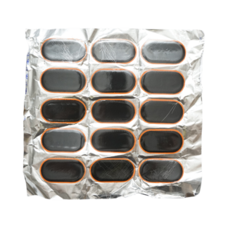 Petice vulcanizare ovale 41x76mm pentru camere de aer 15 buc/set Maruni made in Japan