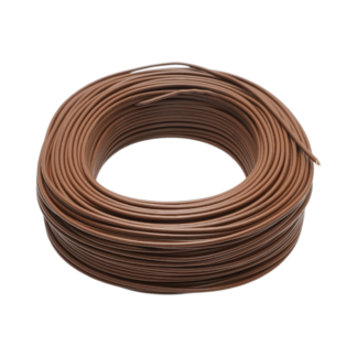 Cablu electric cupru 2.5mm maro MYF H07V-K, izolatie PVC 450/750V 100m/rola