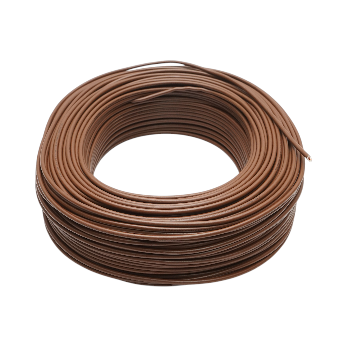 Cablu electric cupru 2.5mm maro MYF H07V-K, izolatie PVC 450/750V 100m/rola