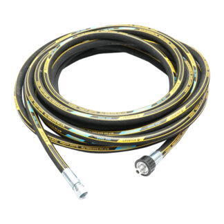 Rola 10m furtun spalatorie DN8 2SN cu mufa 22x1,5mm si armatura 3/8 la capete