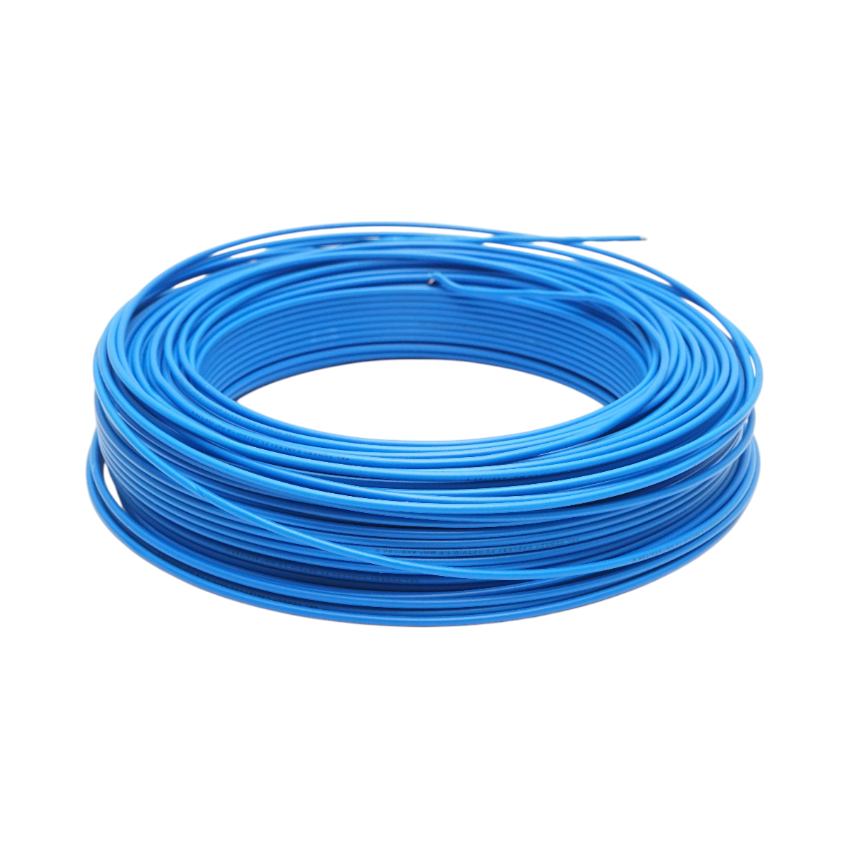 Cablu electric cupru 1.5mm albastru FY H07V-U, izolatie PVC 450/750V 100m/rola