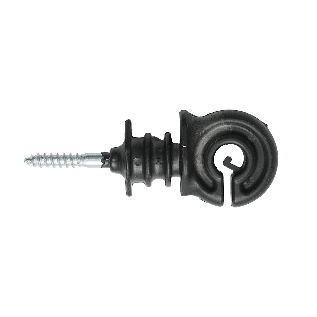 Izolator inelar PP ECO negru mat pentru fir gard electric Breckner Germany