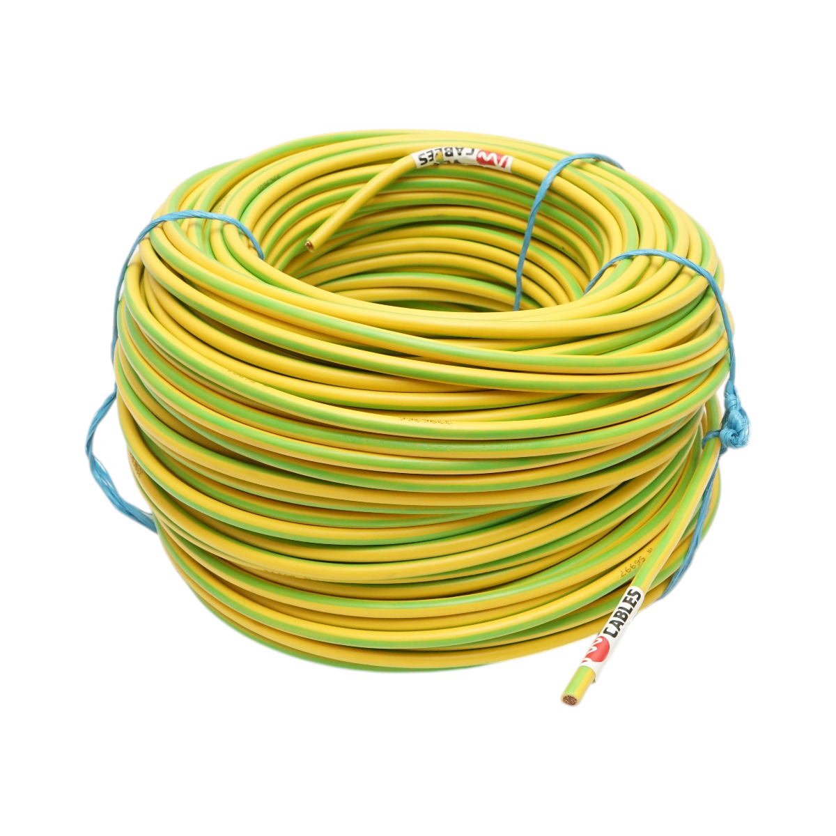 Cablu impamantare cupru 16mm galben-verde MYF H07V-K, izolatie PVC 450/750V 50m/rola