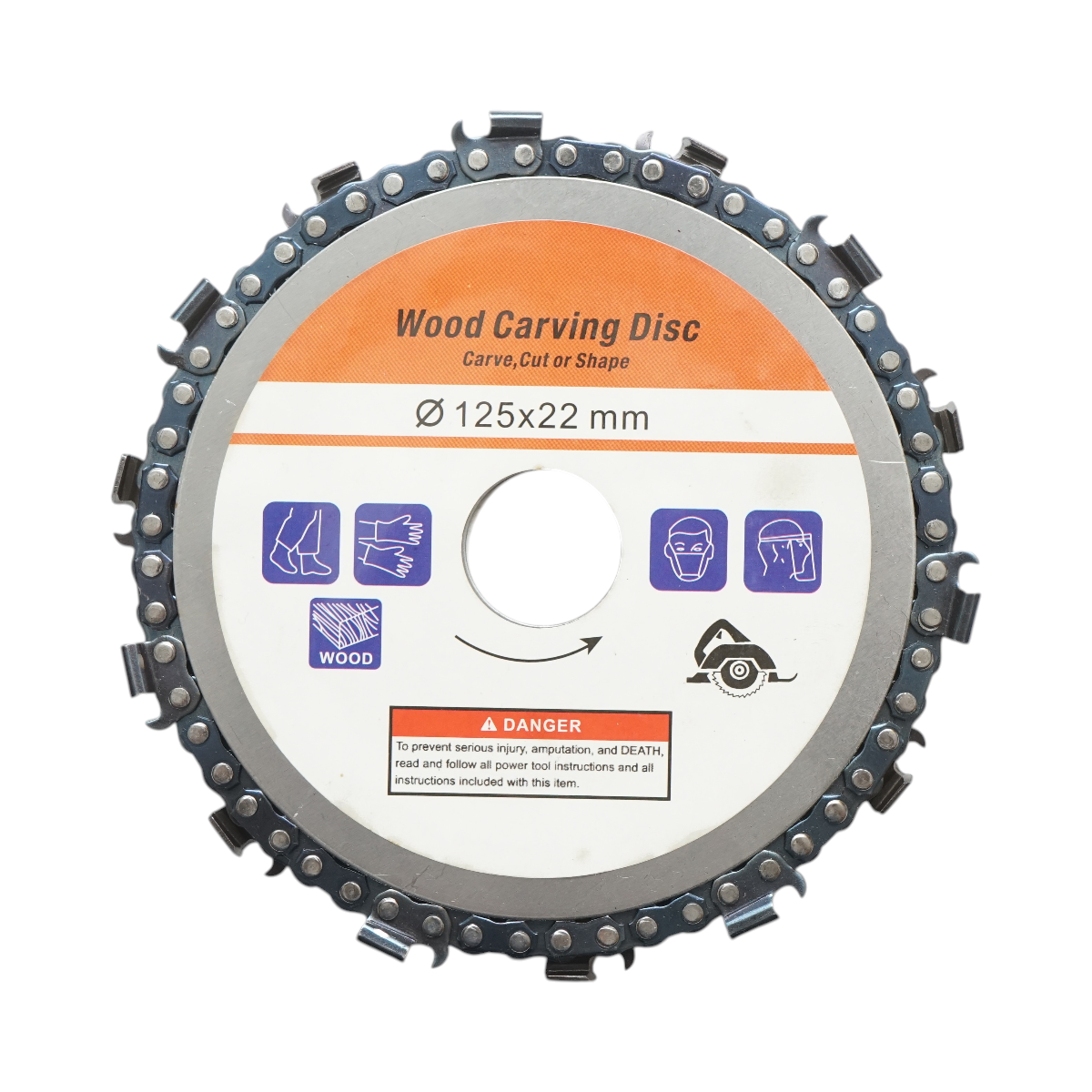 Disc flex lant drujba 125x22mm 14 dinti pentru taiere lemn