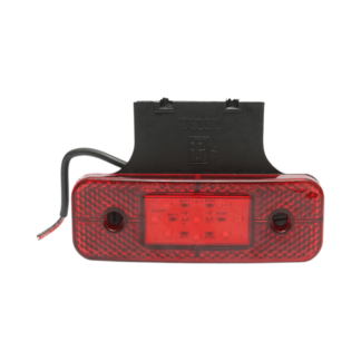 Lampa semnalizare laterala LED 12/24V rosie cu suport 115x40x15mm Breckner Germany