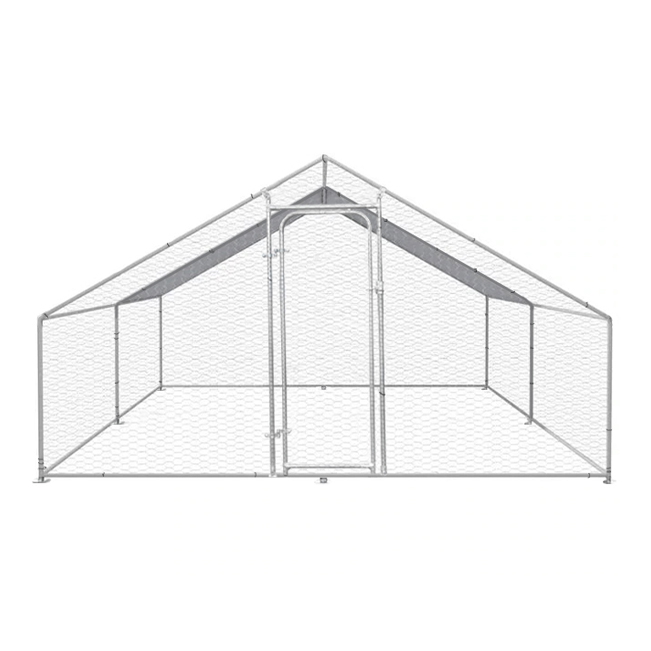 Cotet exterior din otel galvanizat pentru pasari 400x300x195cm