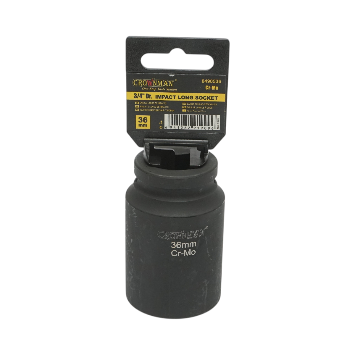 Cheie tubulara de impact lunga 36mm, patrat 3/4 inch Cr-Mo Crownman