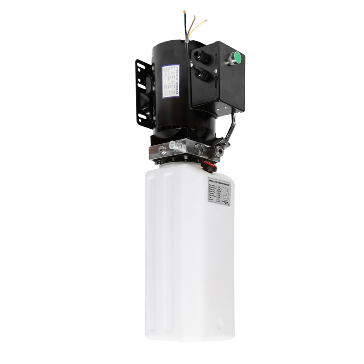 Pompa basculare 380V/50Hz 2.2 kW, 170 bar, rezervor plastic 10L Breckner Germany