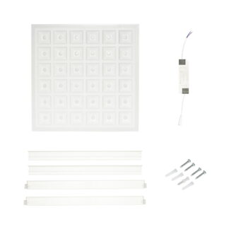 Panou LED slim 48W, 220V, 6500K, IP20, 600x600x7mm aplicata sau tavan casetat Breckner Germany