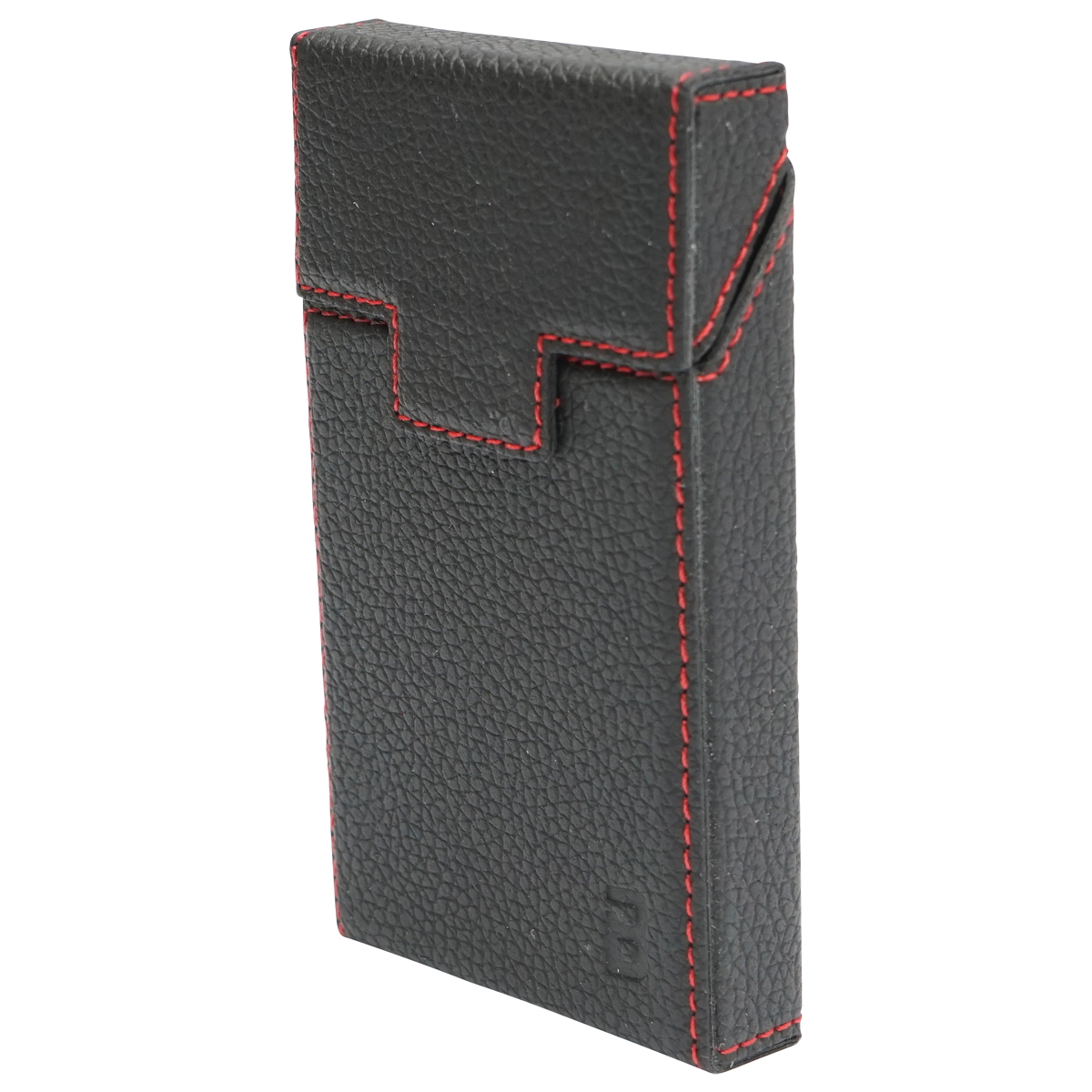 Husa neagra din piele pentru pachet de tigari P34 Breckner