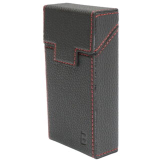 Husa neagra din piele pentru pachet de tigari P25 Breckner