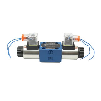 Electrovalva directionala AC220V pentru 6 cai control debit instalatii hidraulice HDQX2206J 4WE6J61B CW220-50N9Z4