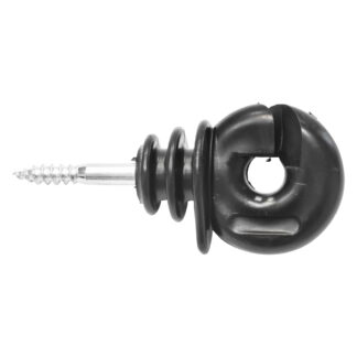 Izolator inelar compact negru fi 5.9mm 89x40mm gard electric Thor