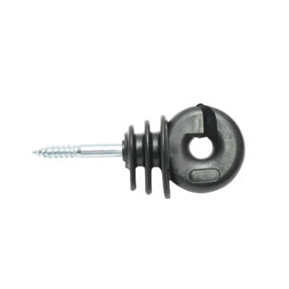 Izolator inelar Easy Drill negru fi 5.9mm 90x40 mm gard electric Mezofarm