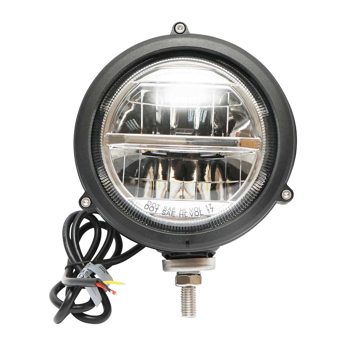 Far LED universal tractor 12-24V, faza lunga/faza scurta fi 150 mm Breckner Germany