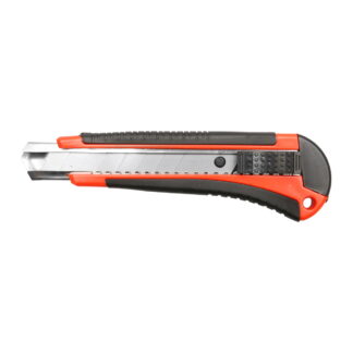 Cutit cutter profesional rosu-negru cu maner anti-alunecare si functie blocare 160mm Breckner Germany