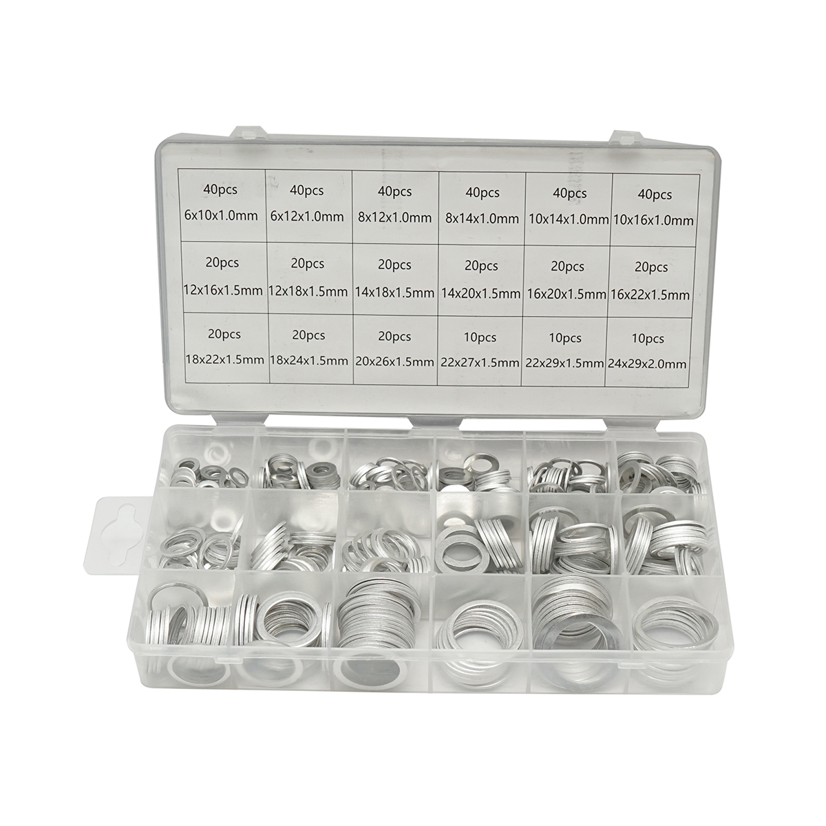 Trusa saibe din aluminiu 450 piese