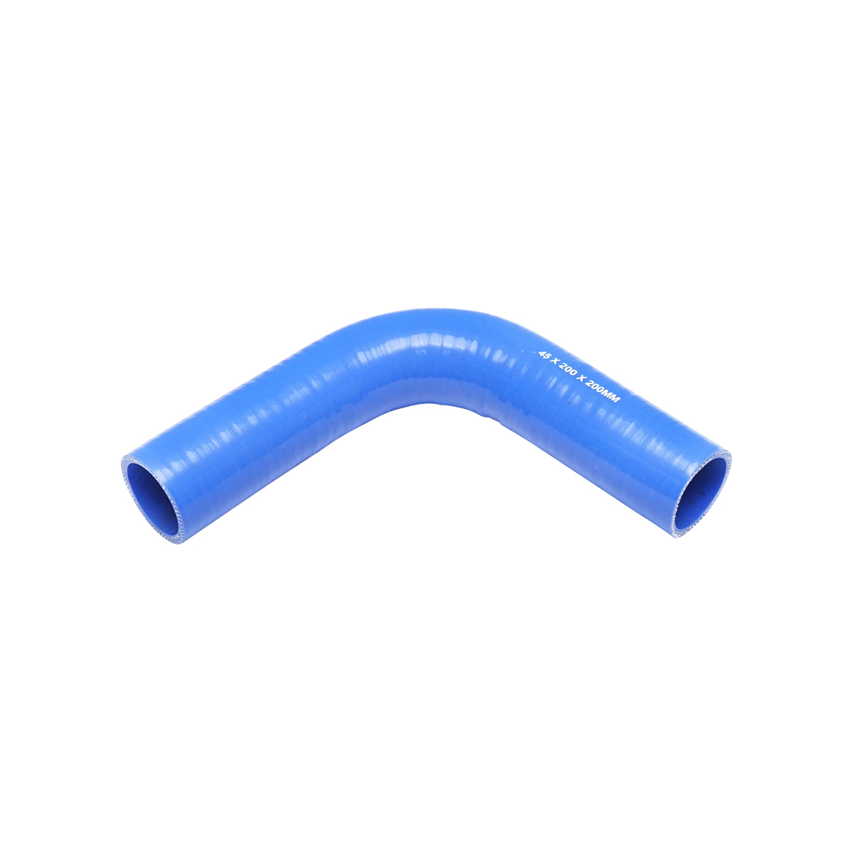 Furtun cotit silicon 90 grade cu insertie textila 45x200x200mm