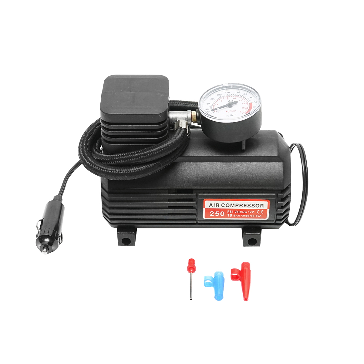 Compresor auto 12V/10A, alimentare la priza bricheta auto, presiune maxima 18 Bar Breckner Germany