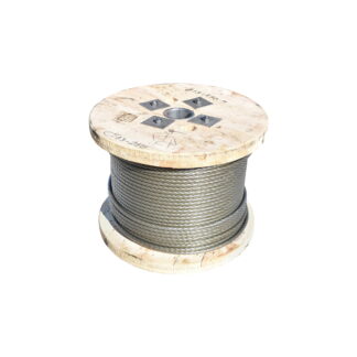 Cablu troliu otel 6x25 fi 11mm inima metalica batut 0,7Kg/1m, 215m/rola