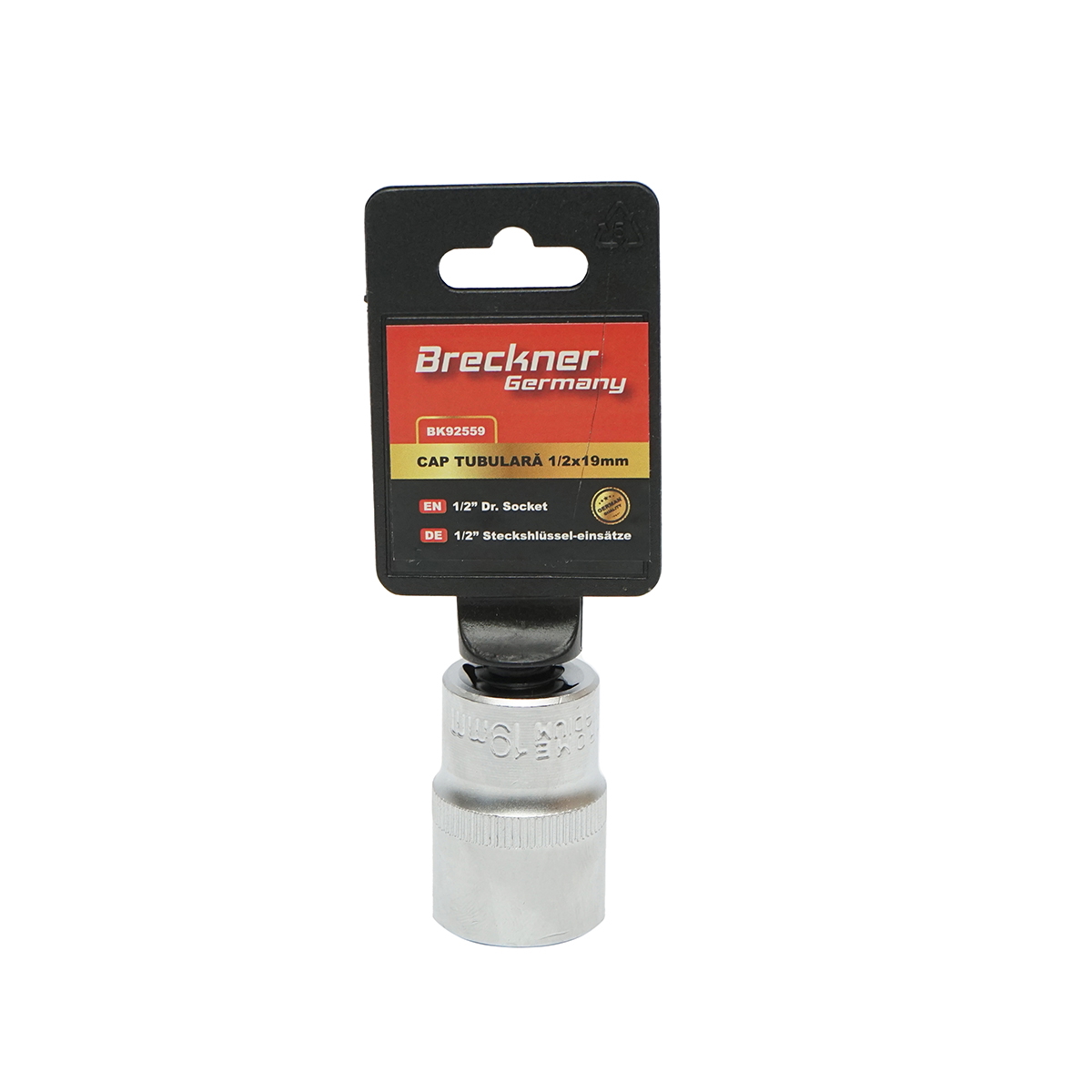 Cap cheie tubulara 19mm pentru clichet cu prindere 1/2 Breckner Germany