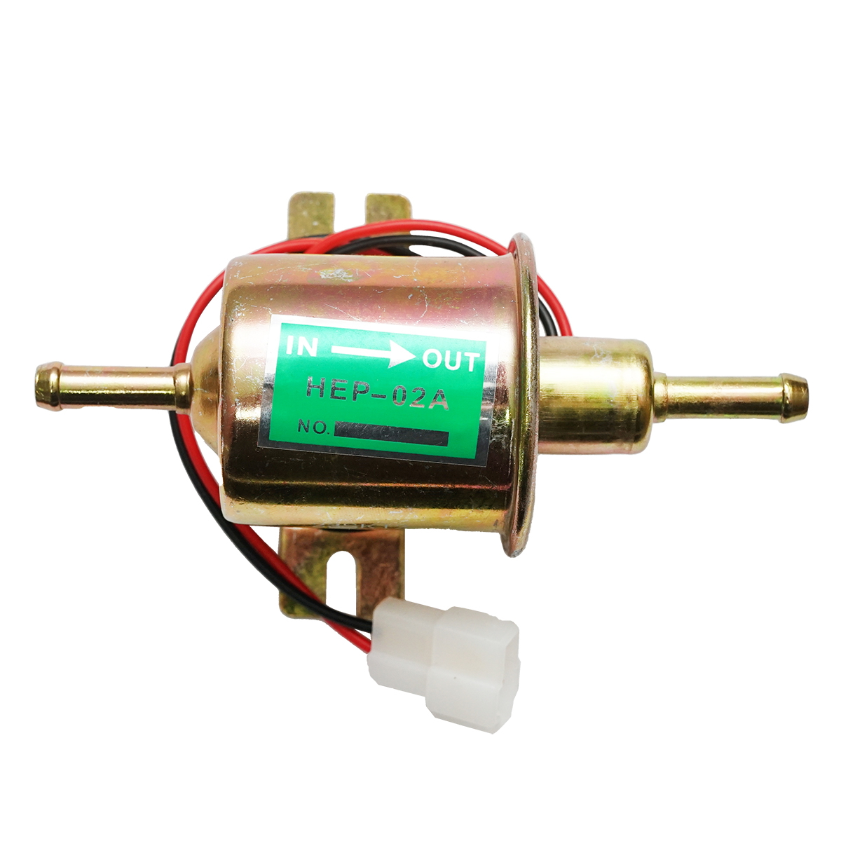 Pompa alimentare electrica universala cu filtru incorporat, 12V, L=145mm, fi 8mm pentru motorina/benzina OEM YK-3118, HEP-02A