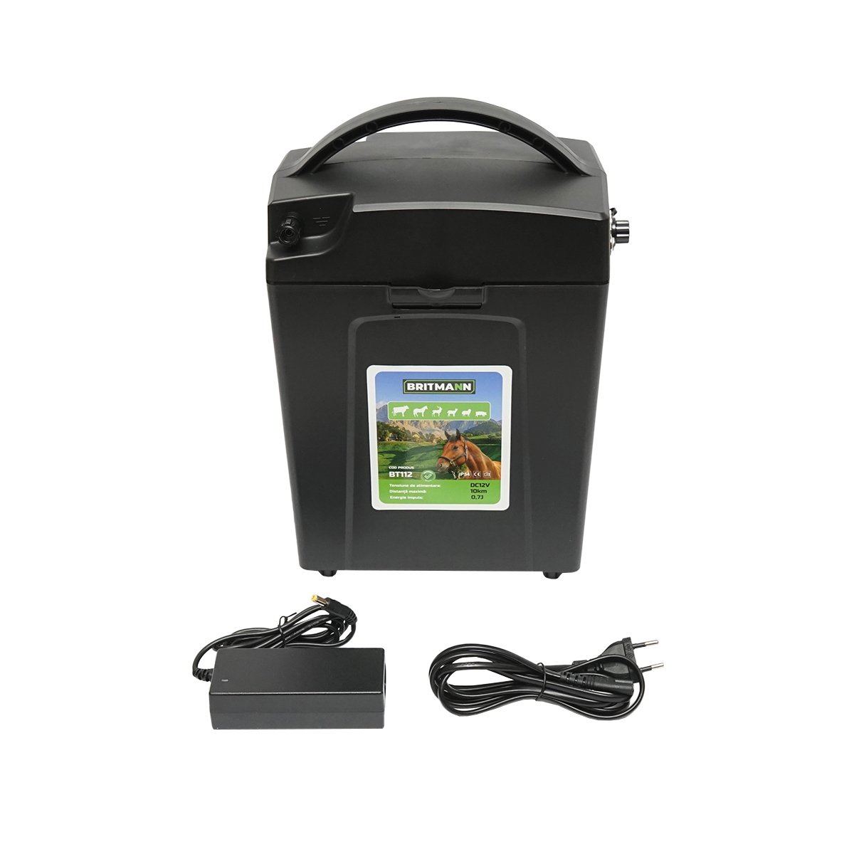 Aparat generator de impulsuri 0,7 Joule tensiune 12V gard electric Britmann