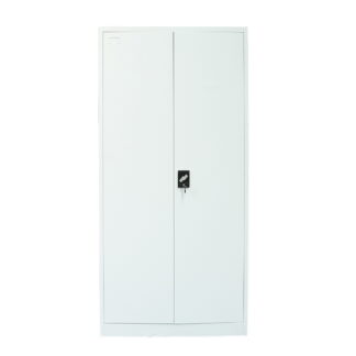Dulap metalic fiset tip vestiar 1950x920x500mm cu 2 usi securizate, 4 polite, gri Breckner Germany