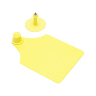 Crotalii neinscriptionate galbene 64x95mm pentru vaci Breckner Germany