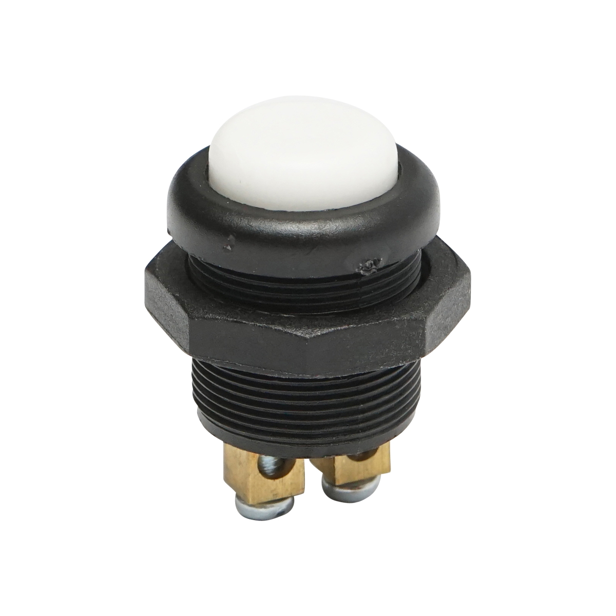 Buton pornire din plastic cu revenire 12-24V DC/10A, 125-250V AC/2A Breckner Germany