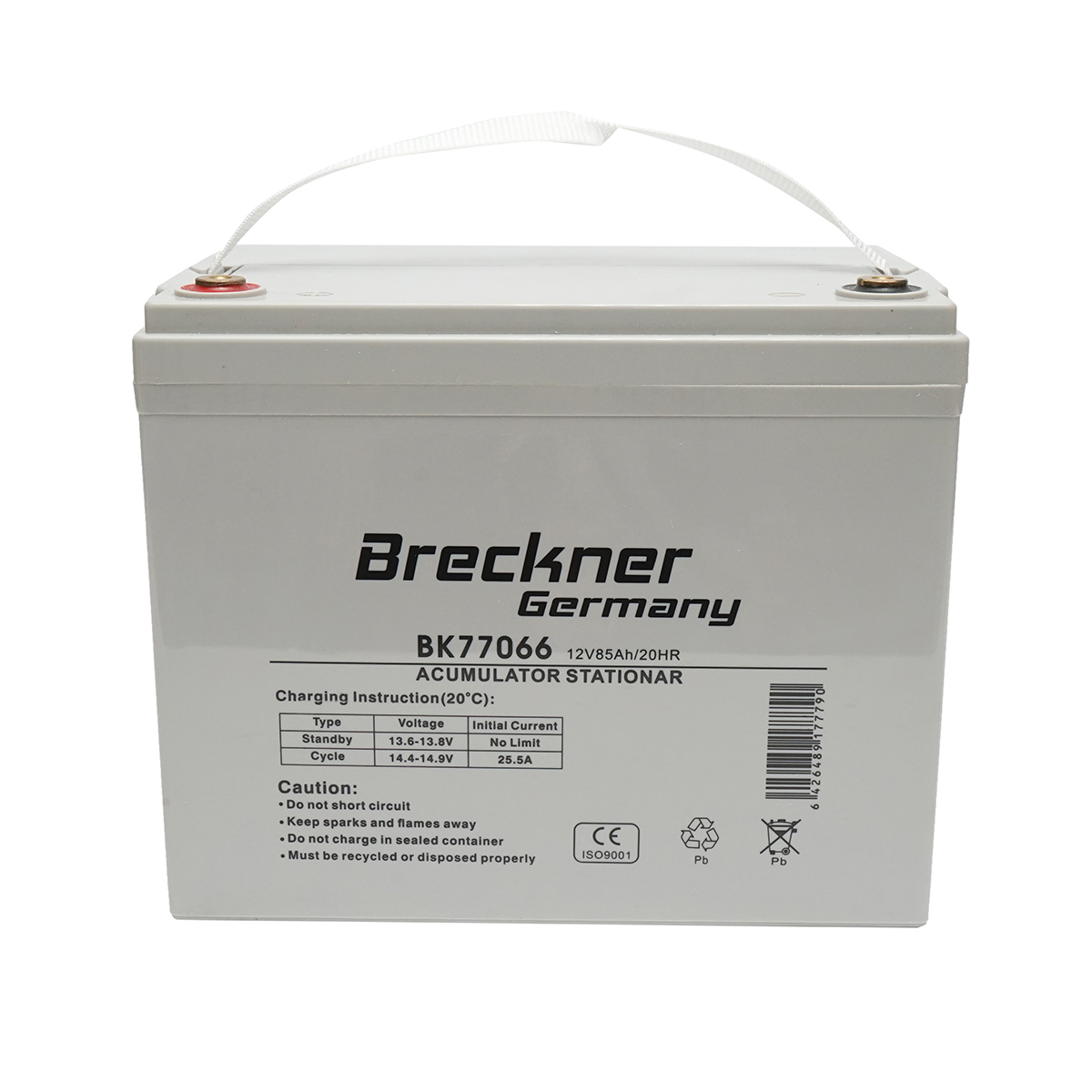 Baterie sistem solar cu gel 12V 85Ah 20HR 275x180x240mm FCDG12-85 Breckner Germany
