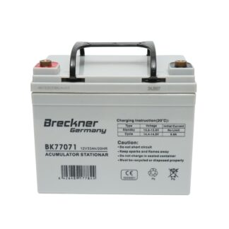 Baterie sistem solar cu gel 12V 33Ah 20HR 196x130x155mm FCG12-33 Breckner Germany
