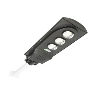 Lampa solara LED iluminat stradal 150W, 6500K, IP65 cu panou solar senzor de miscare si prindere pe stalp Breckner Germany